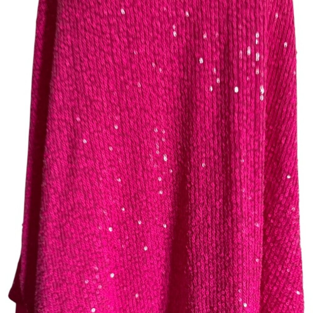 Hot Pink Torrid Sophie Sequin Swing Cami Size 0 Babydoll Y2K - Picture 4 of 6